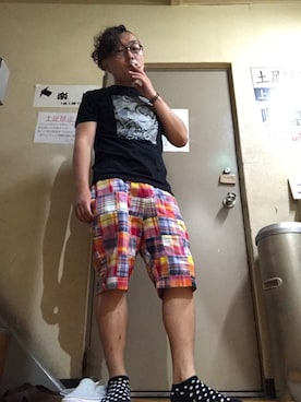 「栄」｜トップ･シークレット!! MASAZI さん（メンズ・170cm）の夏コーディネート