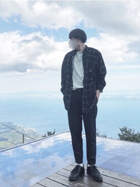 「服バカ」｜「アイテム（ジャケット/アウター）」を使った、masayosiさん（メンズ・180cm）の秋コーディネート