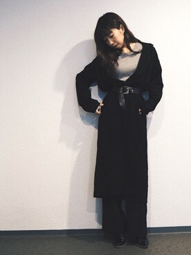 「mode」｜「アイテム（その他アウター）」を使った、Satomiさん（レディース・162cm）の春コーディネート