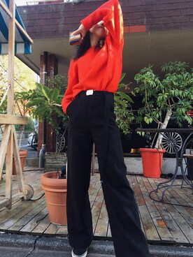 「Christian Louboutin（クリスチャンルブタン）のアイテム（財布）」を使った、Satomiさん（レディース・162cm）の冬コーディネート