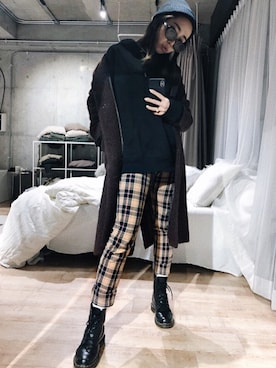 Satomiさん（レディース・162cm）の冬コーディネート