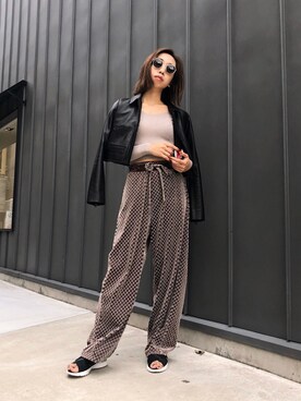 Satomiさん（レディース・162cm）の秋コーディネート