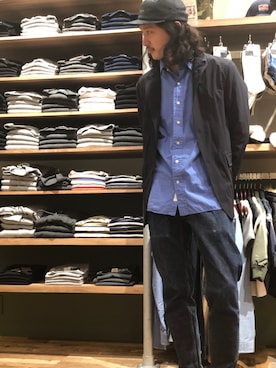 「カジュアルコーデ」｜「アイテム（テーラードジャケット）」を使った、purinさん（メンズ・173cm）の冬コーディネート