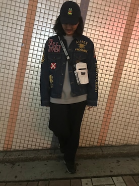 「アイテム（ブルゾン）」を使った、purinさん（メンズ・173cm・30代）の冬コーディネート