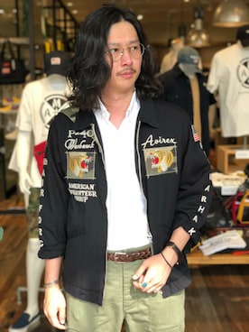 「派手」｜purinさん（メンズ・173cm）の夏コーディネート