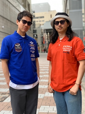 「アイテム（ポロシャツ）」を使った、purinさん（メンズ・173cm・30代）の春コーディネート