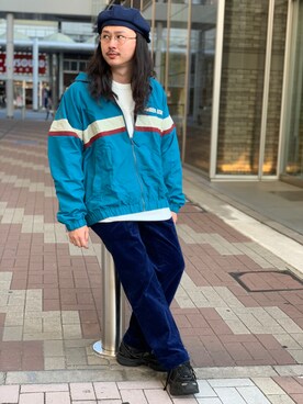 「アイテム（ブルゾン）」を使った、purinさん（メンズ・173cm・30代）の秋コーディネート