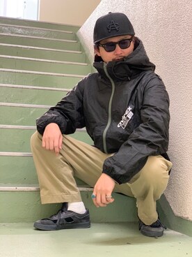 「アイテム（ブルゾン）」を使った、purinさん（メンズ・173cm・30代）の冬コーディネート
