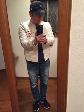 「oblekt（オブレクト）のアイテム（パンツ）」を使った、lupinyasuさん（メンズ・169cm）の春コーディネート