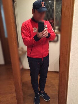 「グラミチ」｜「アイテム（ジャージ）」を使った、lupinyasuさん（メンズ・169cm）の春コーディネート