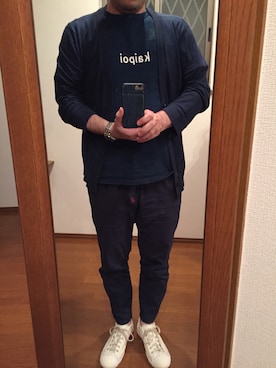 「three dots（スリードッツ）のアイテム」を使った、lupinyasuさん（メンズ・169cm）の春コーディネート