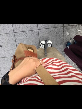 「BRADY」｜「アイテム（アナログ腕時計）」を使った、mas＊さん（レディース・161cm）の夏コーディネート