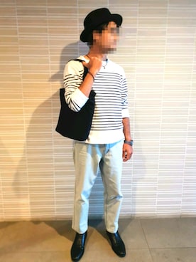 「ONE DAY KMC （ワンデイケーエムシー）のアイテム（シューズ）」を使った、samuraisukeさん（メンズ・170cm）の秋コーディネート