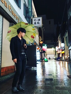 「しまむら（シマムラ）のアイテム（その他）」を使った、T-ZOさん（メンズ・175cm）の秋コーディネート