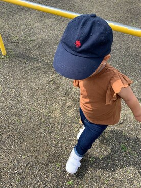 「ASICS（アシックス）のasics アシックス ファブレファーストSL3 (12-135) TUF123 0195 ホワイト/CPGL（スニーカー）」を使った、N.M.Rさん（レディース・70cm）の秋コーディネート