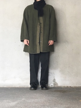 「khaki」｜細木  悠さん（メンズ・170cm）の春コーディネート