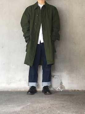 「khaki」｜細木  悠さん（メンズ・170cm）の春コーディネート