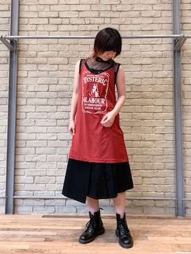 ワンピース ドレスを使った ウルフカット の人気ファッションコーディネート Wear