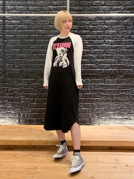 「ﾋﾞｯｸﾞｼﾙｴｯﾄ」｜YUNさん（レディース・168cm）の秋コーディネート