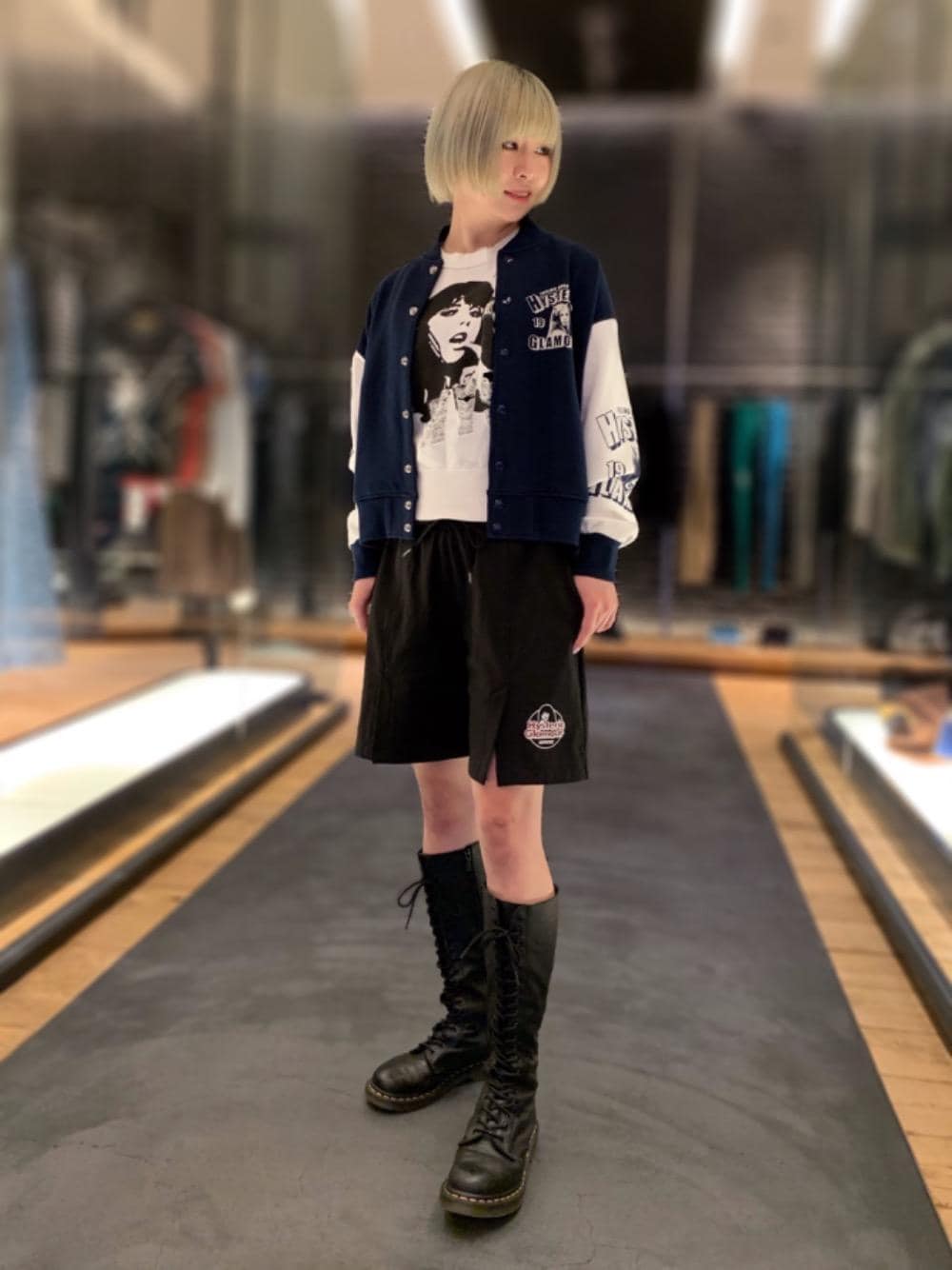 ヒステリックグラマー FEELING GOOD オーバーサイズジャンパー HYSTERIC GLAMOUR(ヒステリックグラマー)の「FEELING GOOD