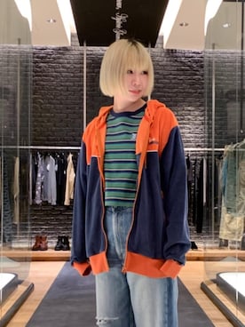 「ﾋﾞｯｸﾞｼﾙｴｯﾄ」｜YUNさん（レディース・168cm）の春コーディネート