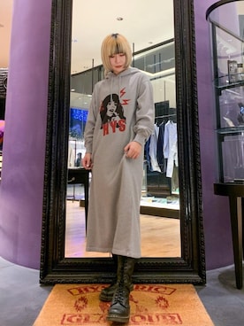 「ﾋﾞｯｸﾞｼﾙｴｯﾄ」｜YUNさん（レディース・168cm）の冬コーディネート