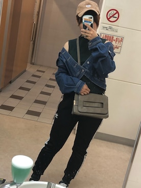 「satisfaction accessory（サティスファクションアクセサリー）のアイテム」を使った、れおなさん（レディース・160cm）の春コーディネート