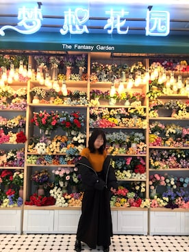 「AS KNOW AS plus（アズノゥアズプラス）のアイテム（チノパンツ）」を使った、xiaoshiyaweiさん（レディース・153cm）の冬コーディネート