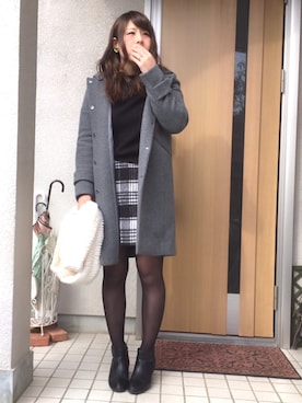 「アイテム（イヤリング）」を使った、ひかさん（レディース・157cm・20代）の秋コーディネート