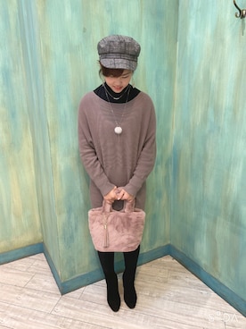 「ドルマン」｜「アイテム（その他）」を使った、sakuraさん（レディース・156cm）の秋コーディネート