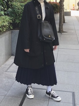 「オールドコーチ」｜「アイテム（その他アウター）」を使った、Yukaさん（レディース・156cm）の冬コーディネート