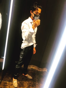 「H&M（エイチ・アンド・エム）のアイテム（その他シューズ）」を使った、Masakiさん（メンズ・169cm）の夏コーディネート