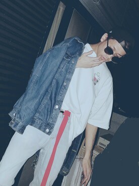 「MTV（エムティーヴィー）のアイテム」を使った、kzkbirdさん（メンズ・172cm）の夏コーディネート