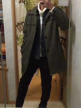 「Gジャン×アウター」｜Seiichiri.Yさん（メンズ・174cm）の冬コーディネート