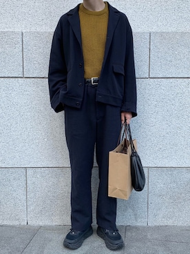 renyaさん（メンズ・169cm）の春コーディネート