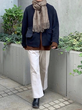 renyaさん（メンズ・169cm）の冬コーディネート