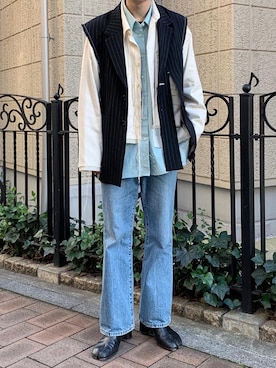 「Midorikawa（ミドリカワ）のアイテム（ジャケット/アウター）」を使った、renyaさん（メンズ・169cm）の冬コーディネート
