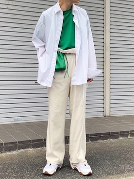 「PUMA（プーマ）のアイテム」を使った、renyaさん（メンズ・170cm）の春コーディネート