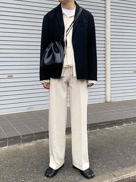 「Midorikawa（ミドリカワ）のアイテム（ジャケット/アウター）」を使った、renyaさん（メンズ・170cm）の春コーディネート
