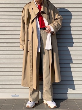 「PUMA（プーマ）のアイテム」を使った、renyaさん（メンズ・170cm）の春コーディネート