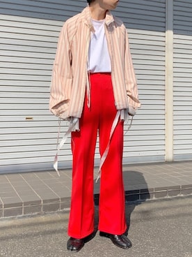 「Midorikawa（ミドリカワ）のアイテム（ジャケット/アウター）」を使った、renyaさん（メンズ・170cm）の春コーディネート