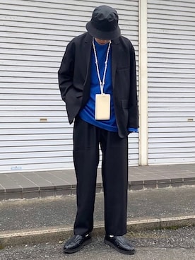 「Steven Alan（スティーブンアラン）のアイテム（サンダル）」を使った、renyaさん（メンズ・170cm）の秋コーディネート