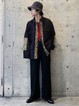 「F-LAGSTUF-F（フラグスタフ）のアイテム（ジャケット/アウター）」を使った、renyaさん（メンズ・170cm）の秋コーディネート