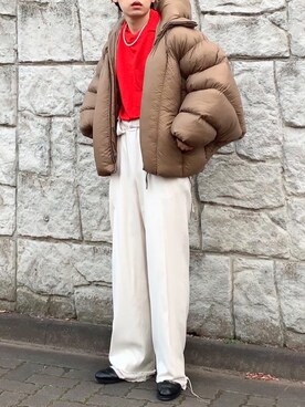 HED MAYNERのダウンジャケット/コートを使った人気ファッション 