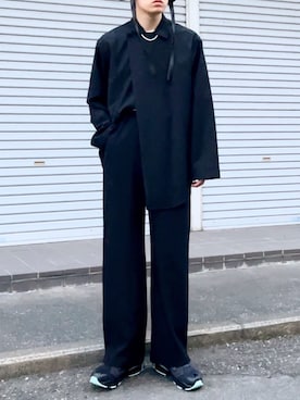 「MAISON SPECIAL（メゾンスペシャル）のアイテム（帽子）」を使った、renyaさん（メンズ・170cm）の冬コーディネート