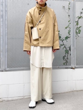 「WESTBOY（ウエストボーイ）のアイテム（ジャケット/アウター）」を使った、renyaさん（メンズ・170cm）の春コーディネート