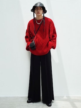 「MAISON SPECIAL（メゾンスペシャル）のアイテム（帽子）」を使った、renyaさん（メンズ・170cm）の夏コーディネート