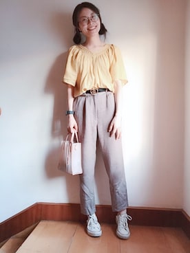 「Dior」｜「アイテム（腕時計）」を使った、桃核儿theさん（レディース・158cm）の夏コーディネート