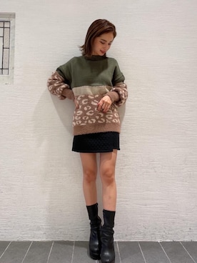 「2021aw」｜𝗪𝗔𝗞𝗔𝗞𝗢さん（レディース・153cm）の冬コーディネート