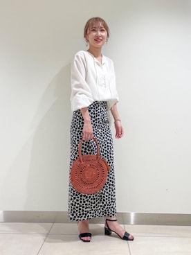 清水 オデット エ オディール スタッフさん(レディース・164cm)の春コーディネート